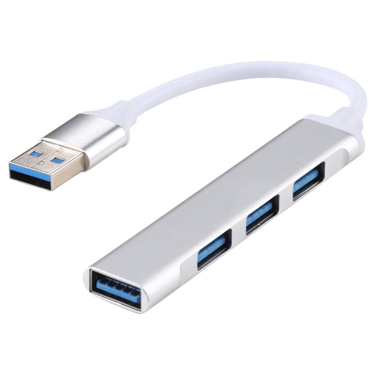 ORANGLES Wholesale 4-in-1 USB 3.0 Aluminum Hub Adapter – 4-Port High-Speed Multiport USB Splitter for Computer & Laptop Data Transfer  - Main Product Image - professional product shot revealing details | Best price Wholesale 4-in-1 USB 3.0 Aluminum Hub Adapter – 4-Port High-Speed Multiport USB Splitter for Computer & Laptop Data Transfer authentic product Ohio | ORANGLES