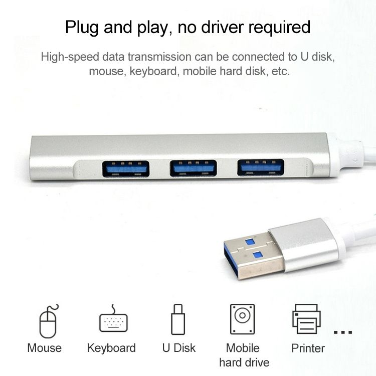 ORANGLES Wholesale 4-in-1 USB 3.0 Aluminum Hub Adapter – 4-Port High-Speed Multiport USB Splitter for Computer & Laptop Data Transfer - high resolution display - exposing craftsmanship - Image 2 of 6 | built for everyone | Wholesale 4-in-1 USB 3.0 Aluminum Hub Adapter – 4-Port High-Speed Multiport USB Splitter for Computer & Laptop Data Transfer for sale Georgia | Free Shipping ORANGLES