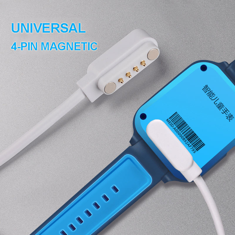 ORANGLES Factory Wholesale 4-Pin USB 2.0 Magnetic Charging Cable – Smart Watch Pogo Pin Data Charger Cord for Fast Sync & Power Supply - detailed closeup view - illustrating benefits - Image 3 of 6 | created for all | Shop Factory Wholesale 4-Pin USB 2.0 Magnetic Charging Cable – Smart Watch Pogo Pin Data Charger Cord for Fast Sync & Power Supply North Carolina | Free Shipping ORANGLES