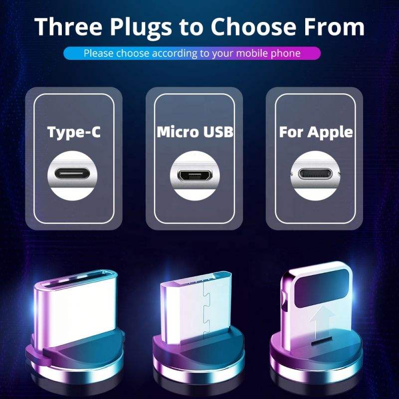 ORANGLES Wholesale 3-in-1 Magnetic USB Cable 360° LED – Fast Charging Type-C Multi Charger Cable for Android & iPhone - full product showcase - displaying specifications - Image 5 of 6 | adapts to any space | Wholesale 3-in-1 Magnetic USB Cable 360° LED – Fast Charging Type-C Multi Charger Cable for Android & iPhone deal New Jersey | Free Shipping ORANGLES