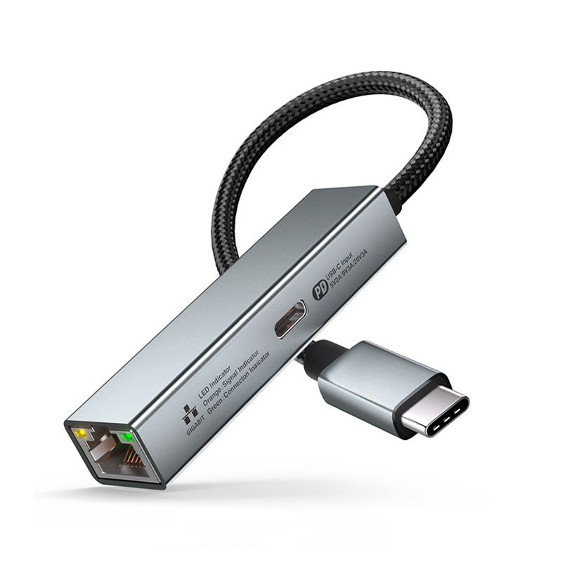 ORANGLES USB-C to Ethernet Adapter 10/100/1000Mbps – Type-C to RJ45 Gigabit LAN Network Card Converter for MacBook Pro, Huawei P30 & Laptops  - Main Product Image - professional product shot revealing details | Best price USB-C to Ethernet Adapter 10/100/1000Mbps – Type-C to RJ45 Gigabit LAN Network Card Converter for MacBook Pro, Huawei P30 & Laptops authentic product Ohio | ORANGLES