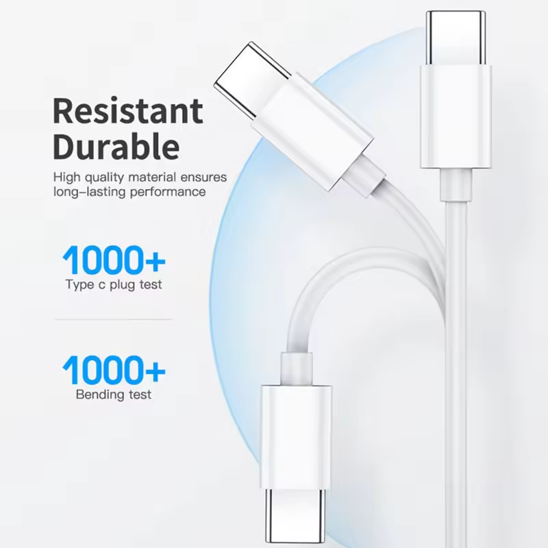 ORANGLES 60W USB-C Charger Cable 1M (3FT) – Pure Copper Fast Charging Type-C Data Cable for Samsung, Xiaomi, Huawei & iPhone 15 Series - detailed closeup view - illustrating benefits - Image 3 of 5 | created for all | Shop 60W USB-C Charger Cable 1M (3FT) – Pure Copper Fast Charging Type-C Data Cable for Samsung, Xiaomi, Huawei & iPhone 15 Series North Carolina | Free Shipping ORANGLES