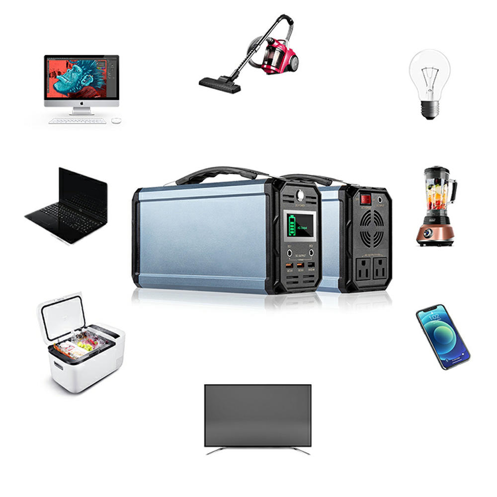 ORANGLES SUPACELL 200W Solar Power Station – 151Wh Portable Inverter Generator Battery Backup Power Supply for Home & Outdoor Use - detailed closeup view - illustrating benefits - Image 3 of 6 | created for all | Shop SUPACELL 200W Solar Power Station – 151Wh Portable Inverter Generator Battery Backup Power Supply for Home & Outdoor Use North Carolina | Free Shipping ORANGLES