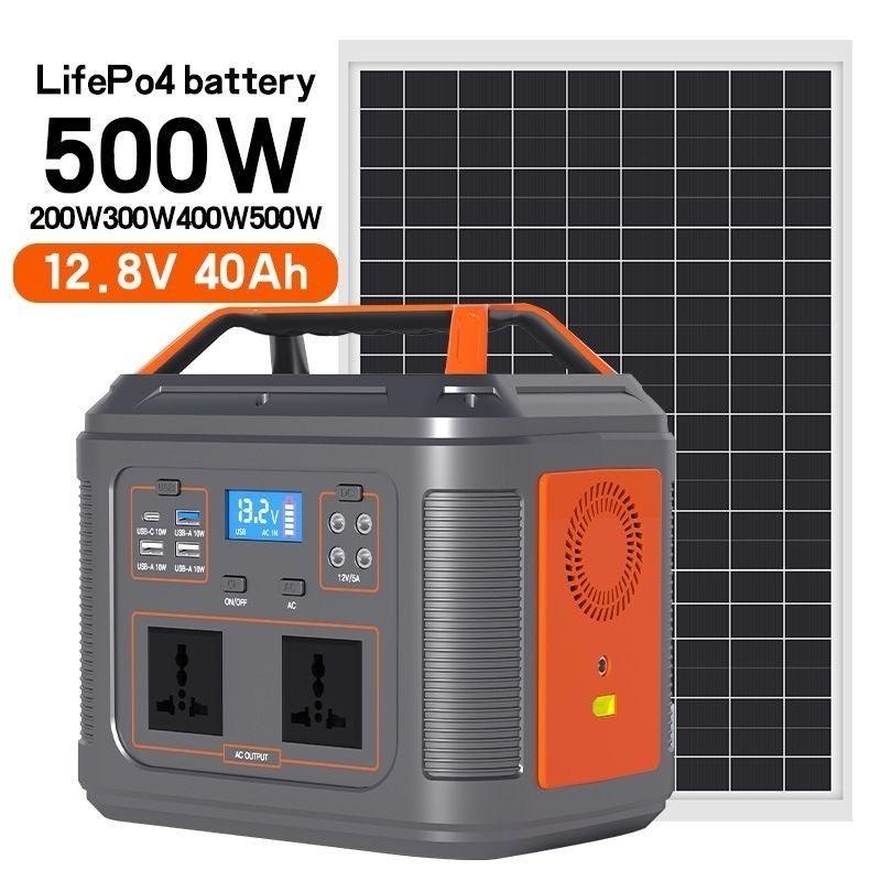 ORANGLES Portable Camping Power Station with Solar Panel – Outdoor Battery Generator with Car Power Supply for Camping, Travel & Emergency Backup - high resolution display - exposing craftsmanship - Image 2 of 6 | built for everyone | Portable Camping Power Station with Solar Panel – Outdoor Battery Generator with Car Power Supply for Camping, Travel & Emergency Backup for sale Georgia | Free Shipping ORANGLES