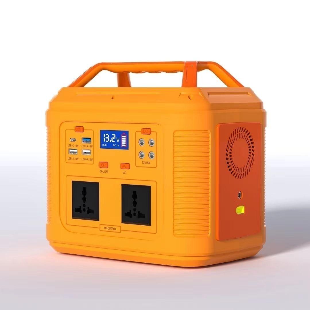 ORANGLES Portable Camping Power Station with Solar Panel – Outdoor Battery Generator with Car Power Supply for Camping, Travel & Emergency Backup - angled perspective - presenting advantages - Image 4 of 6 | fits any environment | Purchase Portable Camping Power Station with Solar Panel – Outdoor Battery Generator with Car Power Supply for Camping, Travel & Emergency Backup Michigan | Free Shipping ORANGLES