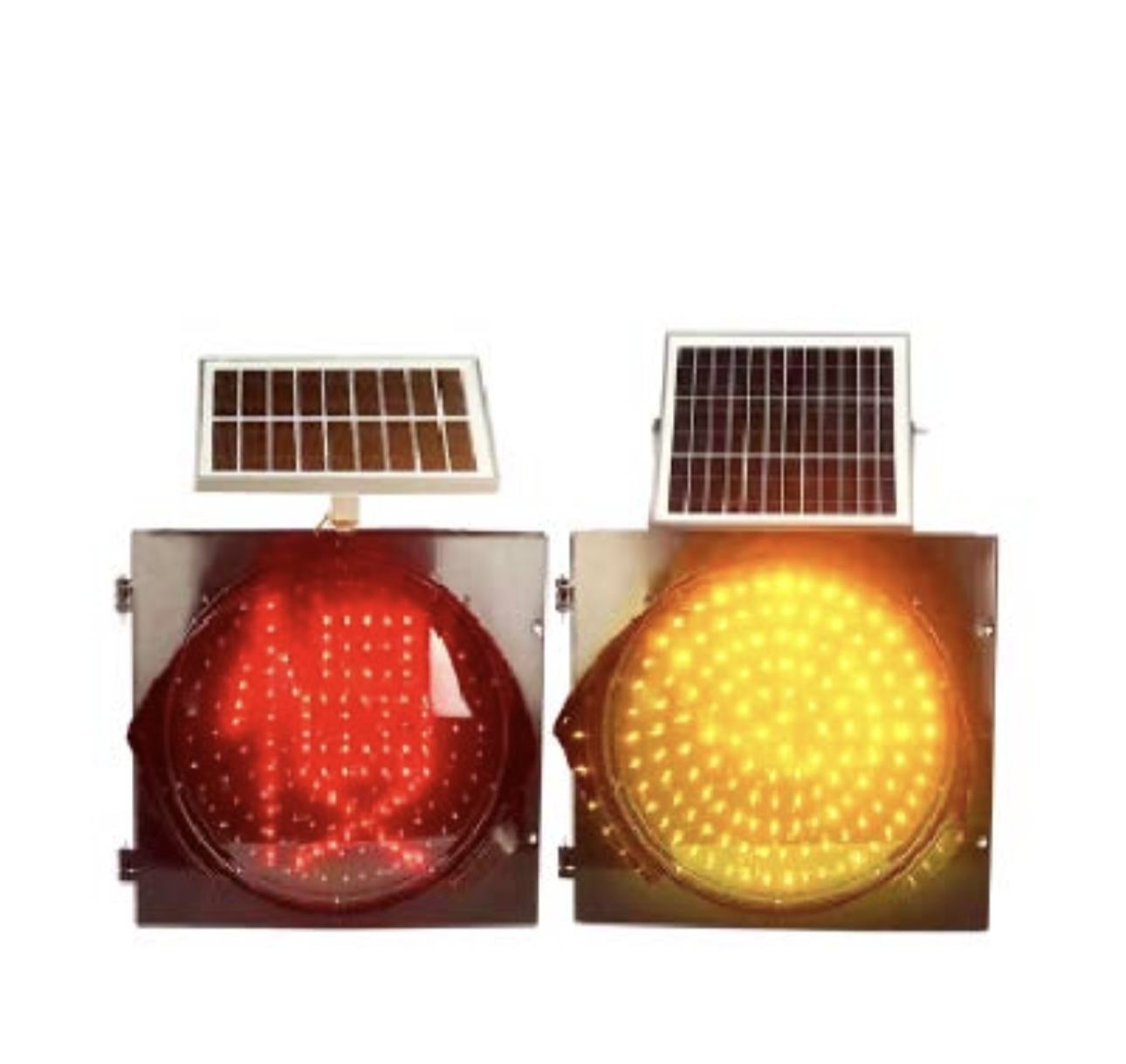 ORANGLES New Solar & Mains Powered Yellow Flashing Traffic Signal Light – Emergency Evacuation Warning Light for Road Safety & Crossroads Control - detailed closeup view - illustrating benefits - Image 3 of 6 | created for all | Shop New Solar & Mains Powered Yellow Flashing Traffic Signal Light – Emergency Evacuation Warning Light for Road Safety & Crossroads Control North Carolina | Free Shipping ORANGLES