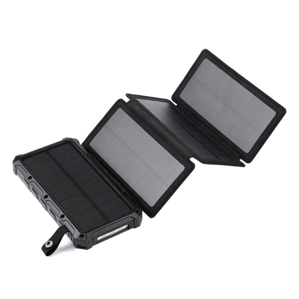 ORANGLES 20000mAh Foldable Solar Power Bank – Leather Case Waterproof Solar Charger Power Station with Fast Charging for Outdoor & Emergency Use  - Main Product Image - professional product shot revealing details | Best price 20000mAh Foldable Solar Power Bank – Leather Case Waterproof Solar Charger Power Station with Fast Charging for Outdoor & Emergency Use authentic product Ohio | ORANGLES