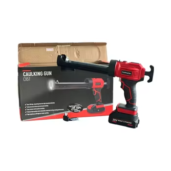 ORANGLES AKX Electric Refillable Pneumatic Caulking Gun Aluminum Barrel | Foam Glue Gun Construction Tool (Battery Not Included) - high resolution display - exposing craftsmanship - Image 2 of 6 | built for everyone | AKX Electric Refillable Pneumatic Caulking Gun Aluminum Barrel | Foam Glue Gun Construction Tool (Battery Not Included) for sale Georgia | Free Shipping ORANGLES