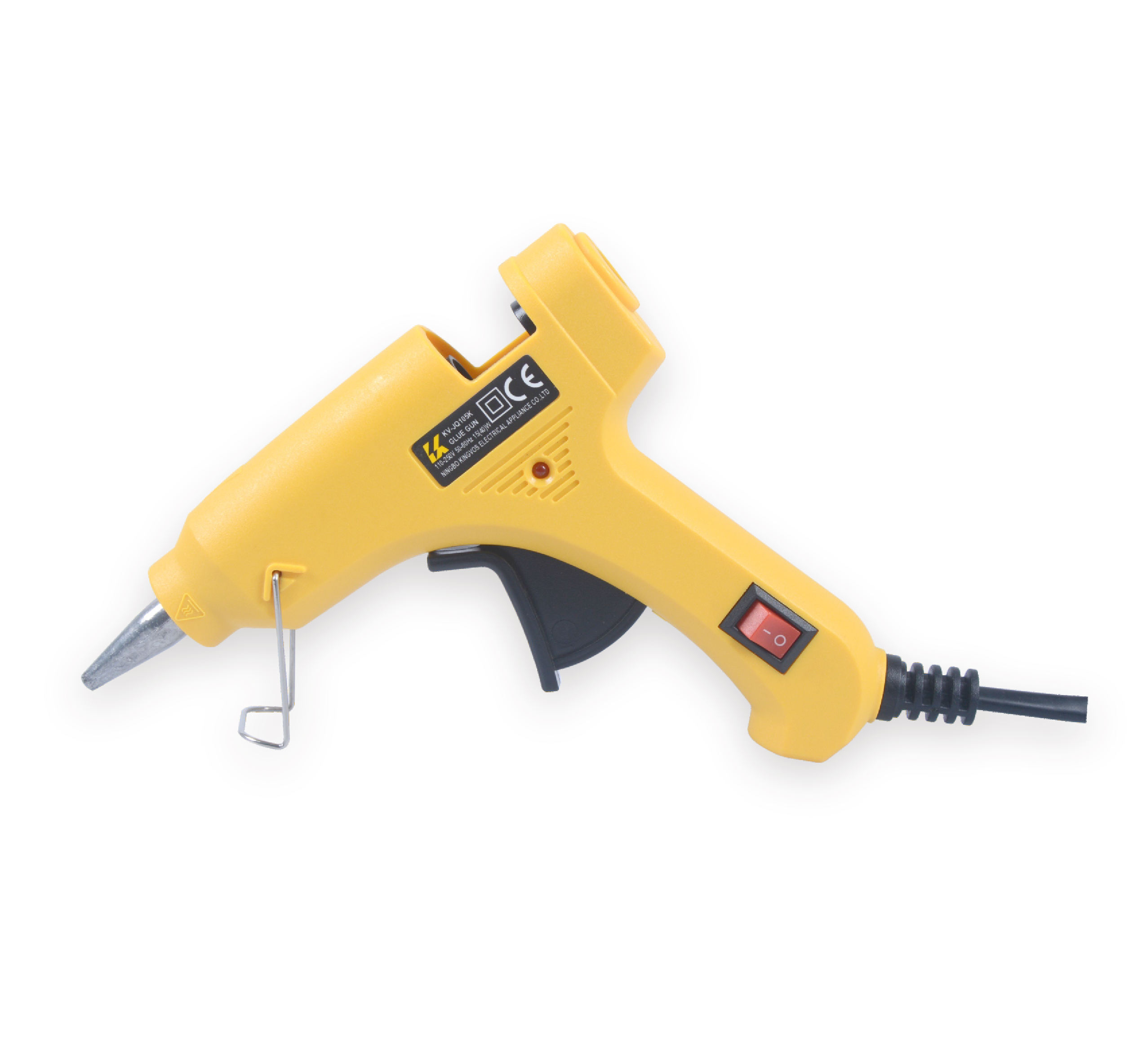 ORANGLES 20W Electric Hot Melt Glue Gun with 200mm Glue Sticks | Cordless DIY Craft, Packaging & Repair Adhesive Tool  - Main Product Image - professional product shot revealing details | Best price 20W Electric Hot Melt Glue Gun with 200mm Glue Sticks | Cordless DIY Craft, Packaging & Repair Adhesive Tool authentic product Ohio | ORANGLES