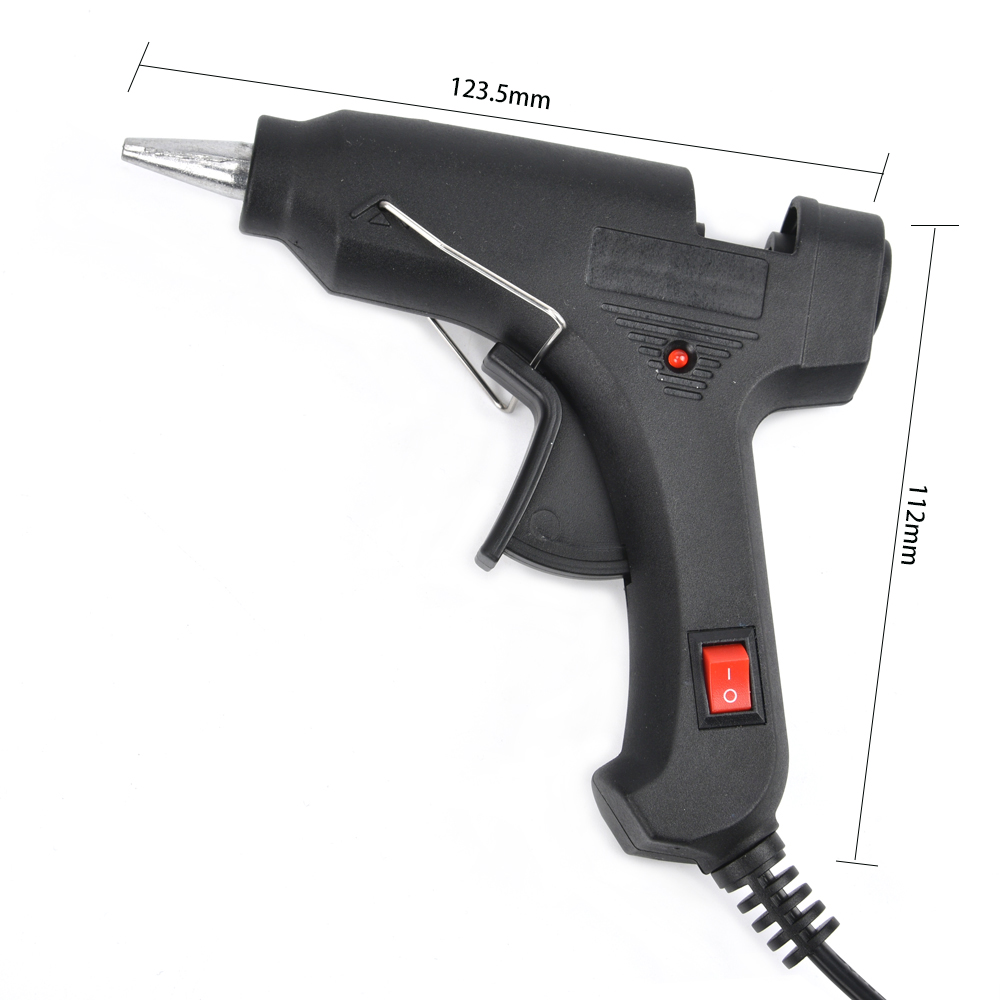 ORANGLES 20W Electric Hot Melt Glue Gun with 200mm Glue Sticks | Cordless DIY Craft, Packaging & Repair Adhesive Tool - detailed closeup view - illustrating benefits - Image 3 of 6 | created for all | Shop 20W Electric Hot Melt Glue Gun with 200mm Glue Sticks | Cordless DIY Craft, Packaging & Repair Adhesive Tool North Carolina | Free Shipping ORANGLES