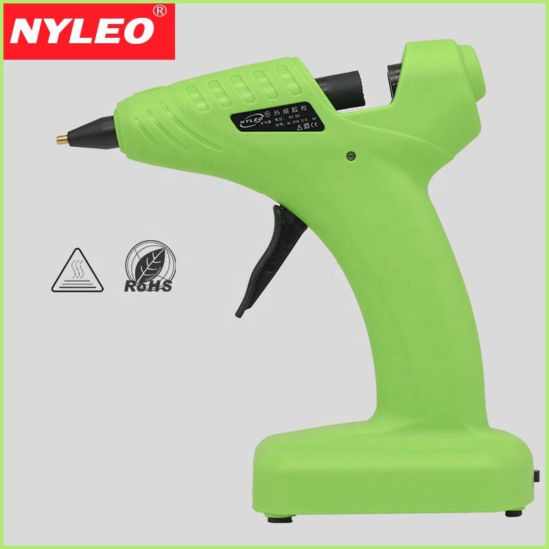 ORANGLES 8W Battery Powered Cordless Glue Gun | Hot Melt Silicone Stick DIY Craft & Home Repair Tool - detailed closeup view - illustrating benefits - Image 3 of 5 | created for all | Shop 8W Battery Powered Cordless Glue Gun | Hot Melt Silicone Stick DIY Craft & Home Repair Tool North Carolina | Free Shipping ORANGLES