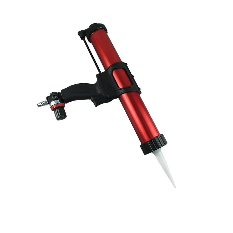 ORANGLES 310ml Pneumatic Caulking Gun for Hard & Soft Glue | 400ml/600ml Sausage Pack Compatible Professional Sealant Tool  - Main Product Image - professional product shot revealing details | Best price 310ml Pneumatic Caulking Gun for Hard & Soft Glue | 400ml/600ml Sausage Pack Compatible Professional Sealant Tool authentic product Ohio | ORANGLES