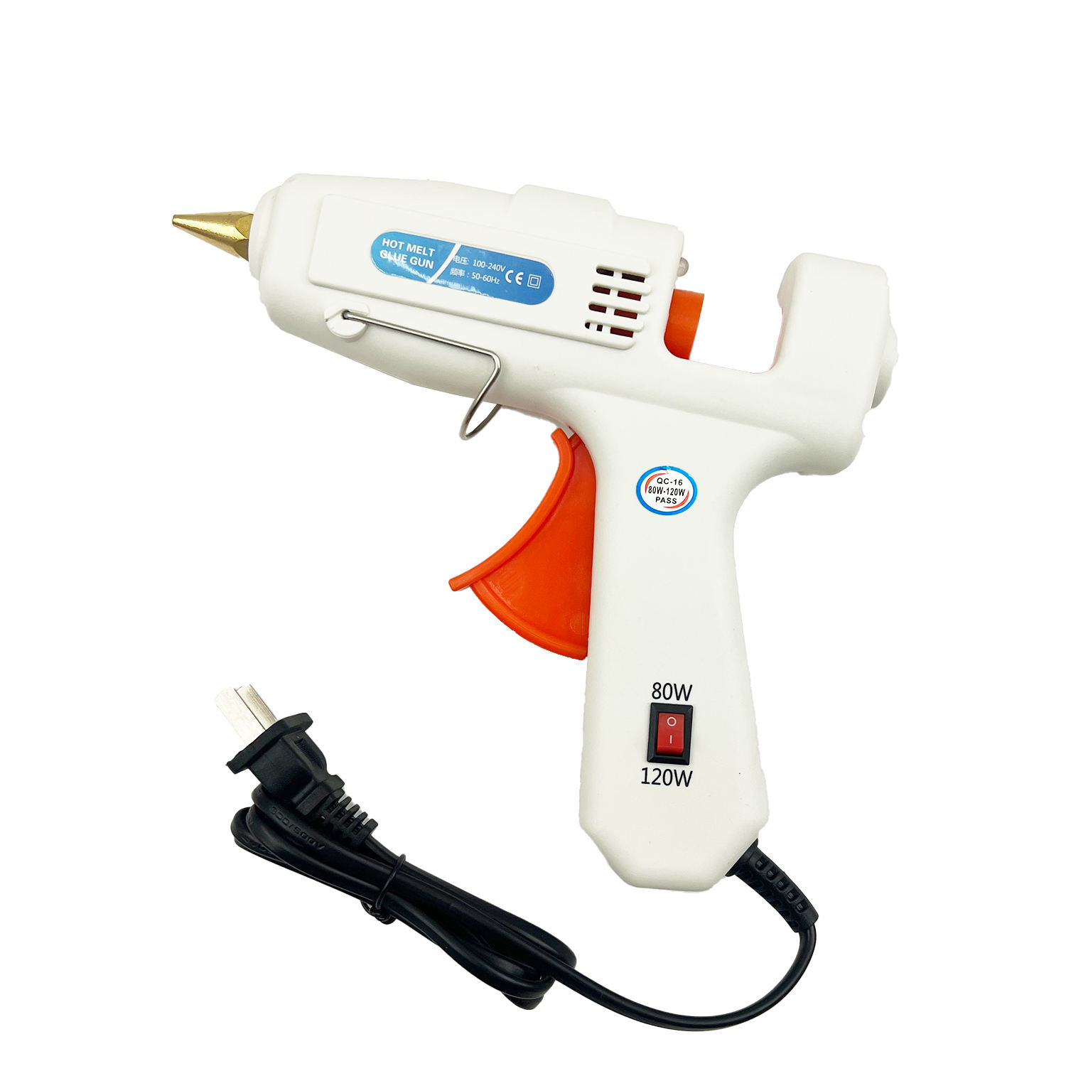 ORANGLES 20W Electric Hot Melt Glue Gun Aluminum Barrel | Premium Thermal Heating System with Alloy Nozzle for DIY & Repair - detailed closeup view - illustrating benefits - Image 3 of 5 | created for all | Shop 20W Electric Hot Melt Glue Gun Aluminum Barrel | Premium Thermal Heating System with Alloy Nozzle for DIY & Repair North Carolina | Free Shipping ORANGLES