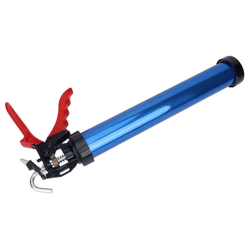 ORANGLES 250ml Drip-Free Manual Sausage Caulking Gun Aluminum | Professional Polyurethane & Silicone Sealant Glue Gun Tool  - Main Product Image - professional product shot revealing details | Best price 250ml Drip-Free Manual Sausage Caulking Gun Aluminum | Professional Polyurethane & Silicone Sealant Glue Gun Tool authentic product Ohio | ORANGLES