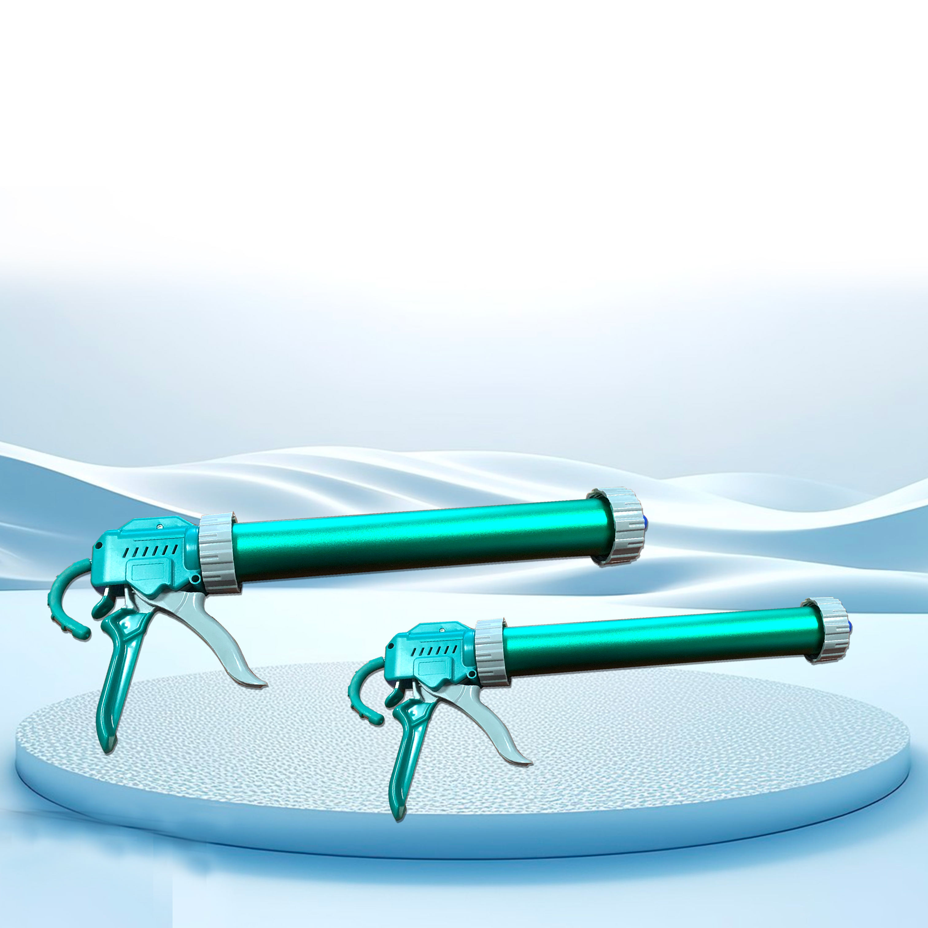 ORANGLES Shuangyuan A1 Soft Silicone Caulking Gun Green | Easy-to-Use Glue Gun for Construction, Home & Engineering Applications - detailed closeup view - illustrating benefits - Image 3 of 6 | created for all | Shop Shuangyuan A1 Soft Silicone Caulking Gun Green | Easy-to-Use Glue Gun for Construction, Home & Engineering Applications North Carolina | Free Shipping ORANGLES