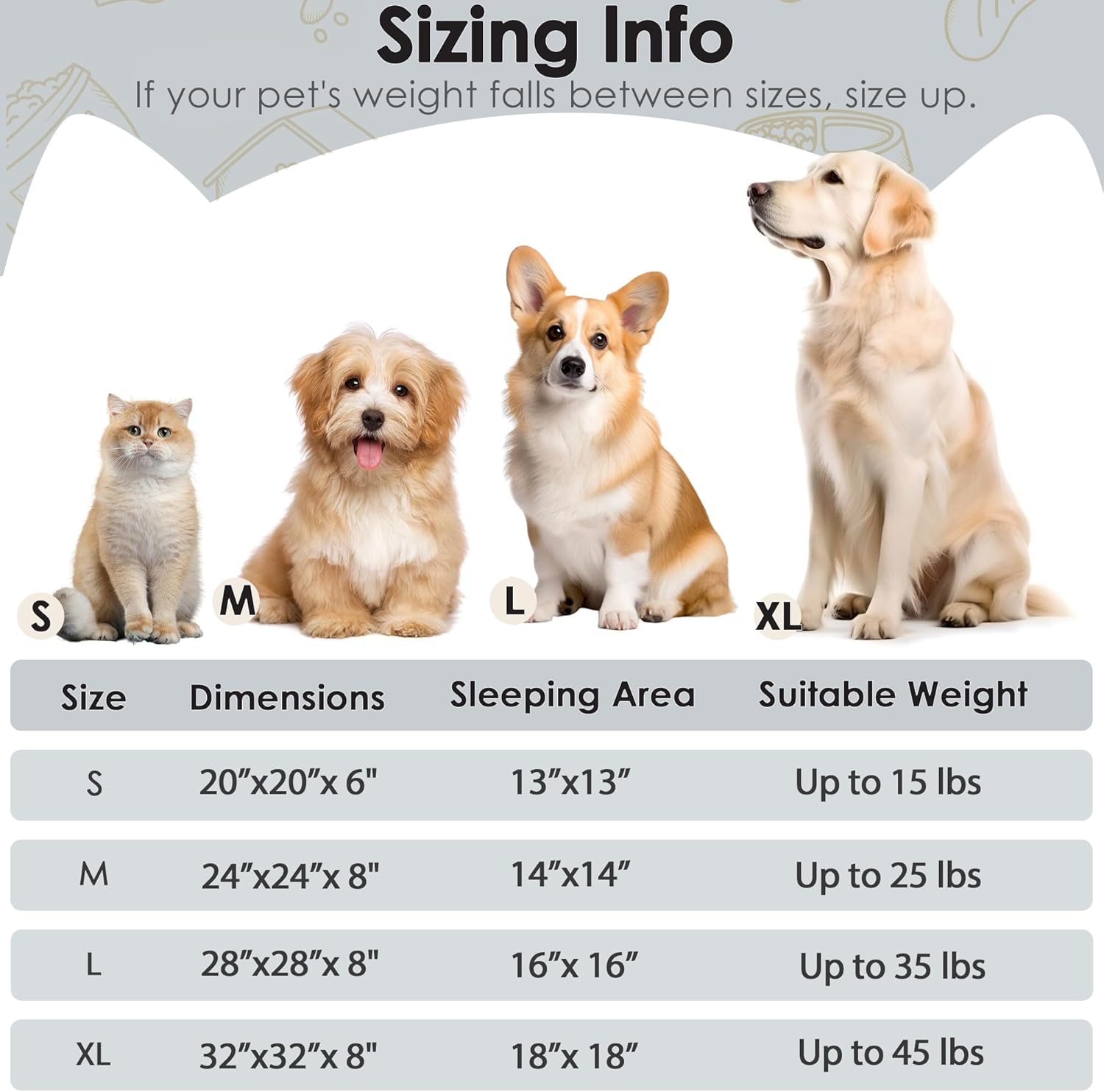 ORANGLES Hoewina Calming Donut Pet Bed 20in Light Grey | Washable Fluffy Dog & Cat Bed for Small & Medium Pets - stunning visual - Image 7 of 7 | ideal for home | Ohio | Free Shipping ORANGLES