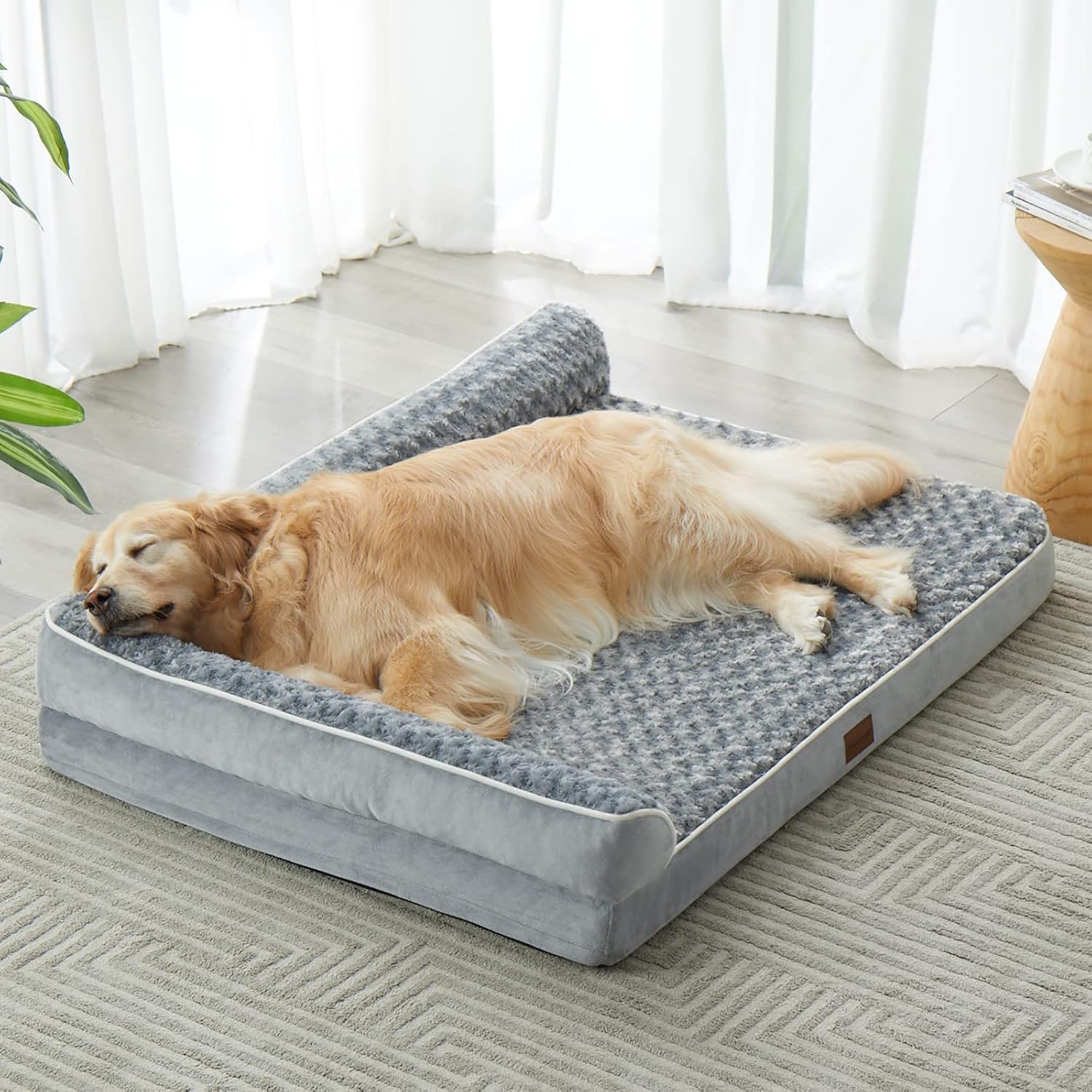 ORANGLES BFPETHOME Orthopedic Dog Bed for Large Dogs | Waterproof Sofa Pet Bed with Washable Cover & Non-Slip Bottom  - Main Product Image - professional product shot revealing details | Best price BFPETHOME Orthopedic Dog Bed for Large Dogs | Waterproof Sofa Pet Bed with Washable Cover & Non-Slip Bottom authentic product Ohio | ORANGLES