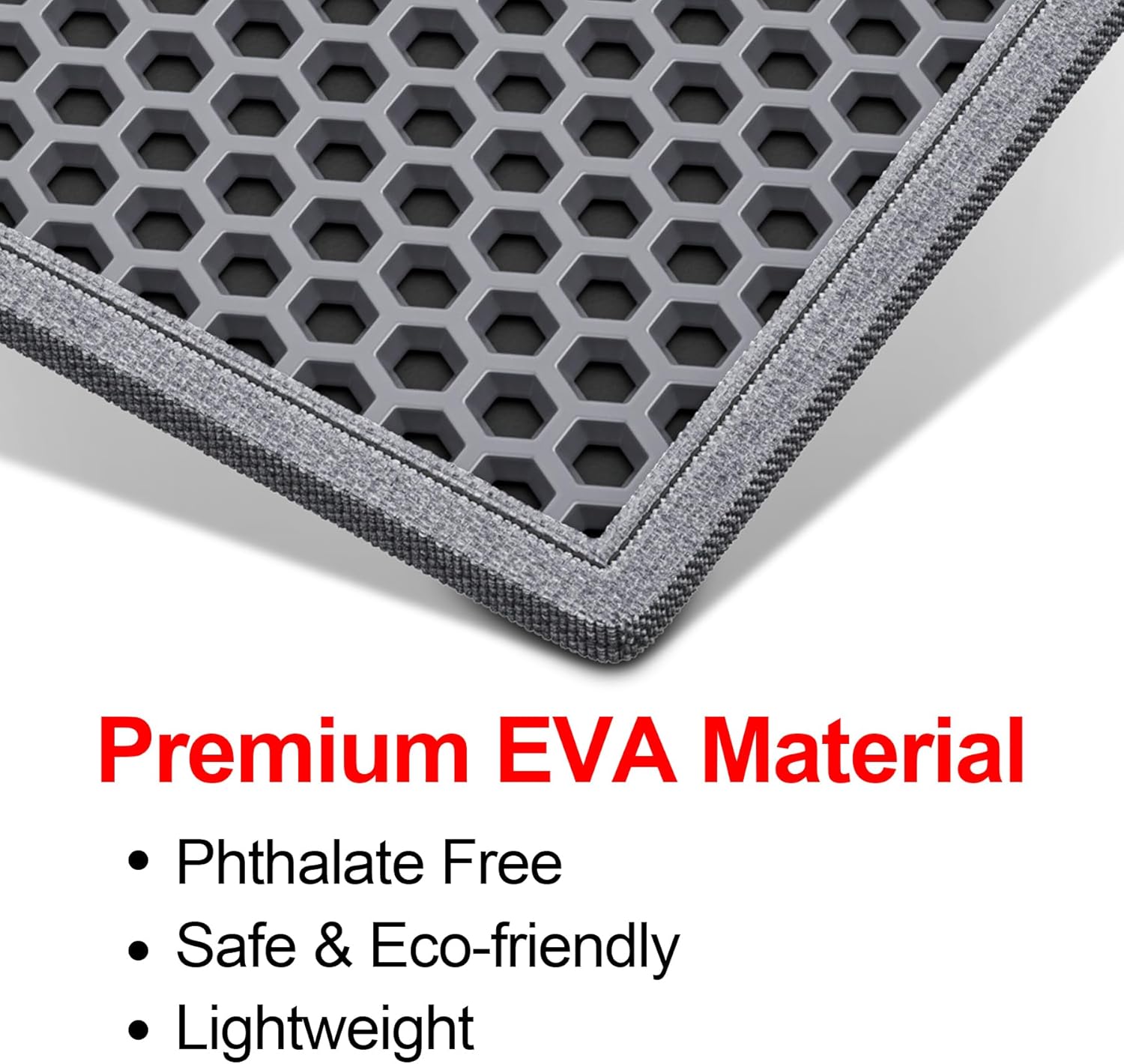 ORANGLES Waretary Cat Litter Box Mat 36"x30" Waterproof Double-Layer | Easy Clean Scatter Control Kitty Litter Trapping Pad Grey - elegant presentation - exhibiting components - Image 6 of 7 | ideal for home | Discount on Waretary Cat Litter Box Mat 36"x30" Waterproof Double-Layer | Easy Clean Scatter Control Kitty Litter Trapping Pad Grey Virginia | Free Shipping ORANGLES