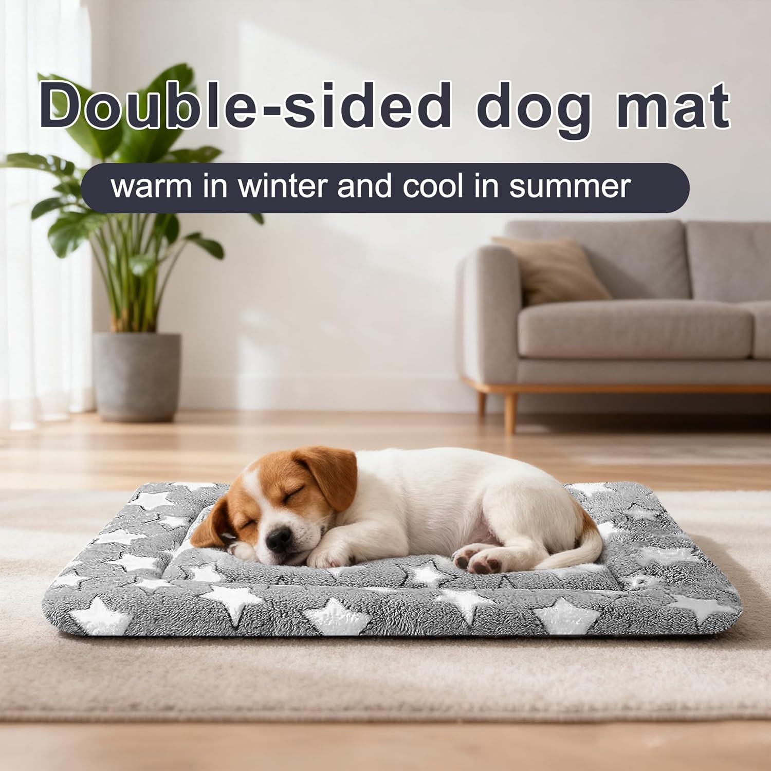 ORANGLES Soft Dog Bed Mat for Crate & Kennel | Comfortable Durable Pet Crate Pad for Dogs & Cats Home Use - elegant presentation - exhibiting components - Image 6 of 7 | ideal for home | Discount on Soft Dog Bed Mat for Crate & Kennel | Comfortable Durable Pet Crate Pad for Dogs & Cats Home Use Virginia | Free Shipping ORANGLES