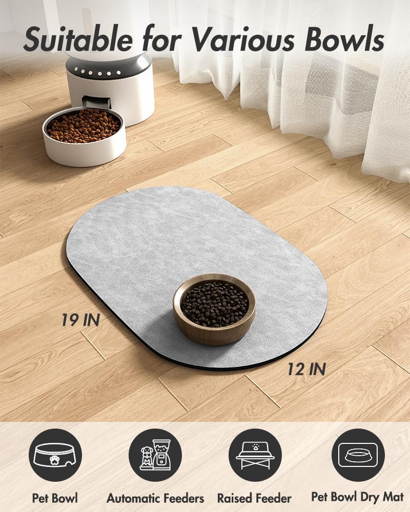 ORANGLES Absorbent Dog Food Mat Quick Dry | Waterproof Pet Feeding Mat for Food & Water Bowls No Stain Dog & Cat Bowl Mat for Messy Drinkers - high resolution display - exposing craftsmanship - Image 2 of 8 | built for everyone | Absorbent Dog Food Mat Quick Dry | Waterproof Pet Feeding Mat for Food & Water Bowls No Stain Dog & Cat Bowl Mat for Messy Drinkers for sale Georgia | Free Shipping ORANGLES