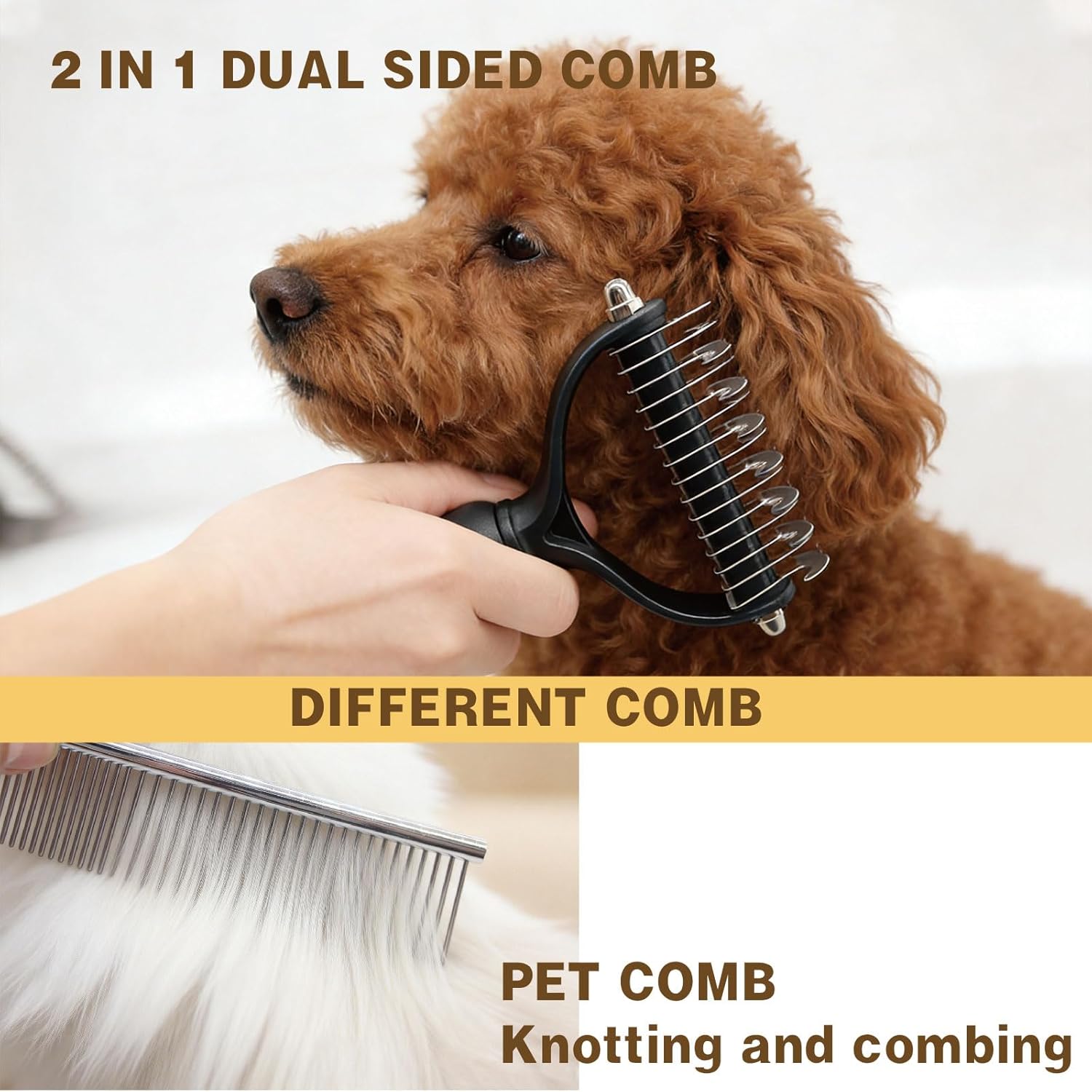 ORANGLES Pet Grooming Tools Kit for Dogs and Cats – 8-in-1 Home Pet Grooming Set – Includes Safety Scissors, Hair Removal Brush, Nail Clipper & File – for Small, Medium & Large Pets - full product showcase - displaying specifications - Image 5 of 6 | adapts to any space | Pet Grooming Tools Kit for Dogs and Cats – 8-in-1 Home Pet Grooming Set – Includes Safety Scissors, Hair Removal Brush, Nail Clipper & File – for Small, Medium & Large Pets deal New Jersey | Free Shipping ORANGLES