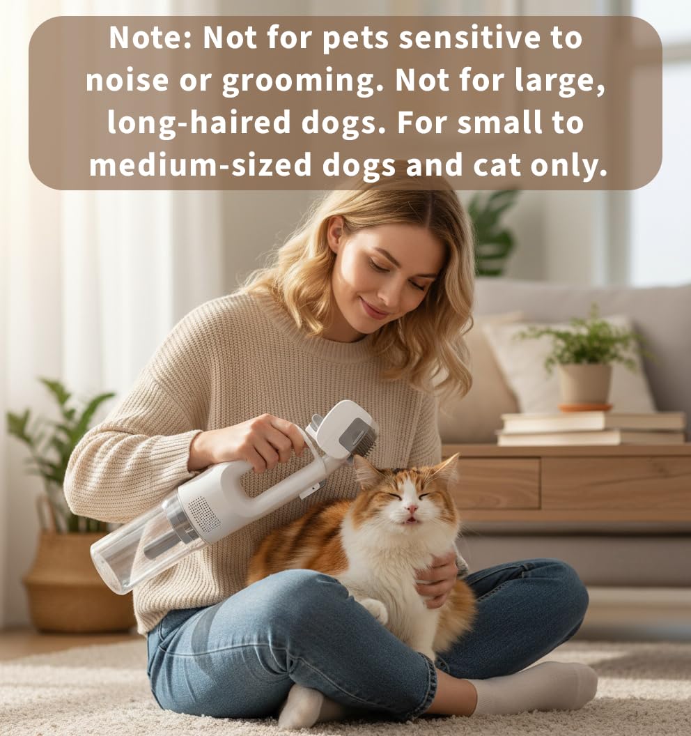 ORANGLES Dog Vacuum for Shedding Grooming – 5-in-1 Deshedding Vacuum Brush with 5 Pet Grooming Tools – Home Cleaning Grooming Supplies - high resolution display - exposing craftsmanship - Image 2 of 6 | built for everyone | Dog Vacuum for Shedding Grooming – 5-in-1 Deshedding Vacuum Brush with 5 Pet Grooming Tools – Home Cleaning Grooming Supplies for sale Georgia | Free Shipping ORANGLES