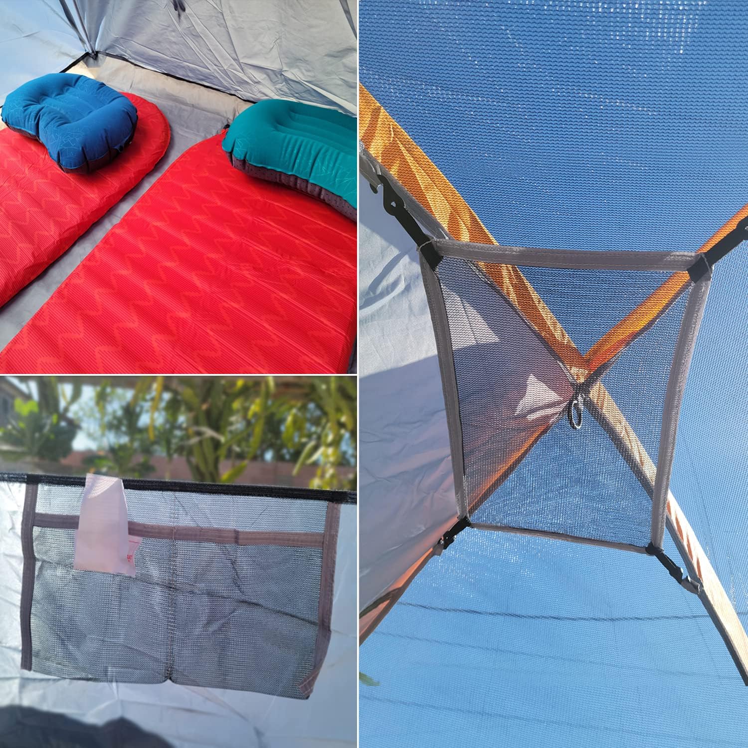 ORANGLES 2–4 Person Camping Tent Waterproof Windproof | Easy Setup Portable Dome Tent with Rainfly for Outdoor Camping & Hiking - angled perspective - Image 4 of 5 | excellent for daily use | New York | Free Shipping ORANGLES