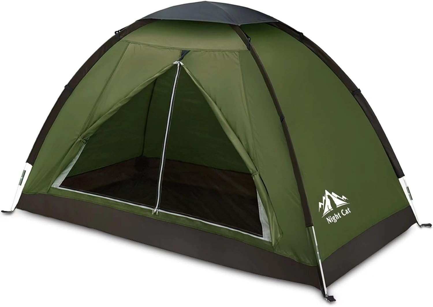 ORANGLES Night Cat 1–2 Person Backpacking Tent Lightweight Waterproof | Easy Setup Single Layer Camping & Hiking Tent 2.2x1.2m  - Main Product Image - professional product shot | Buy Night Cat 1–2 Person Backpacking Tent Lightweight Waterproof | Easy Setup Single Layer Camping & Hiking Tent 2.2x1.2m online USA | ORANGLES