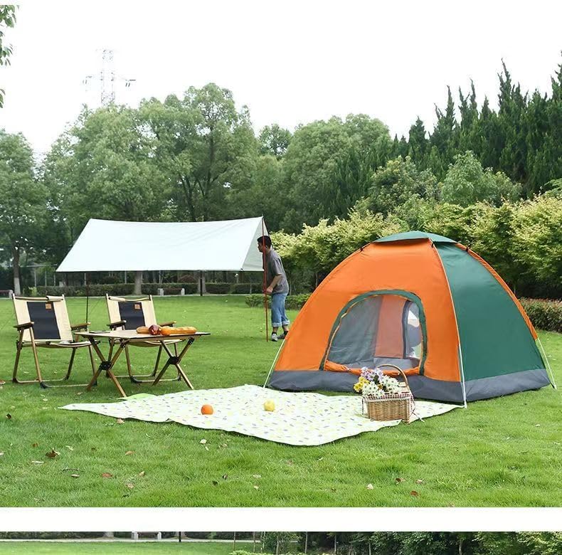 ORANGLES Lightweight Camping Tent with Rainfly | Waterproof Windproof Backpacking Tent Easy Setup Portable for Hiking & Outdoor Adventures - high resolution display - Image 2 of 5 | perfect for office | California | Free Shipping ORANGLES