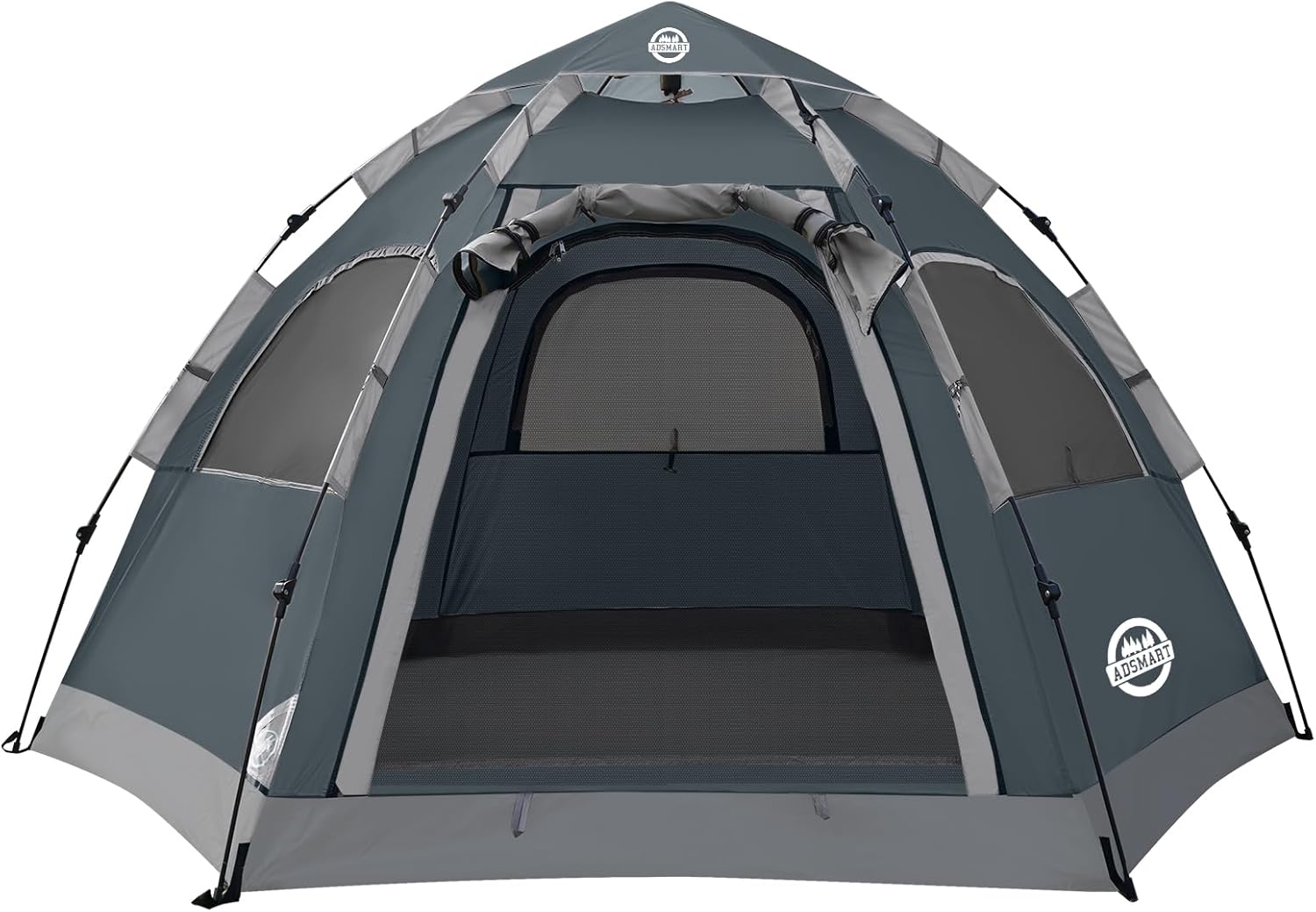 ORANGLES ADSMART Instant Camping Tent 2–5 Person Waterproof | Easy Setup Pop Up Tent with Carry Bag for Hiking, Backpacking & Outdoor Use  - Main Product Image - professional product shot | Buy ADSMART Instant Camping Tent 2–5 Person Waterproof | Easy Setup Pop Up Tent with Carry Bag for Hiking, Backpacking & Outdoor Use online USA | ORANGLES