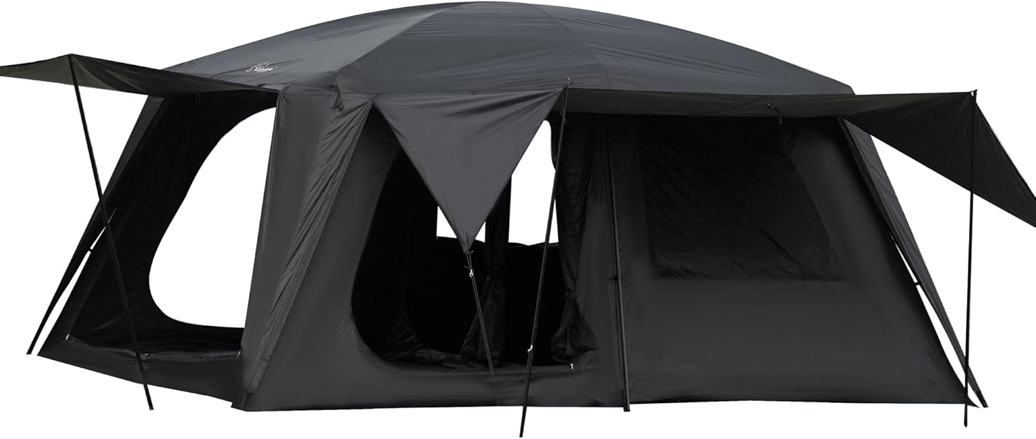 ORANGLES Vidalido 4–6 Person Camping Tent | 3 Door 2 Room Large Family Cabin Tent Double Layer Waterproof Glamping Tent for Outdoor Camping  - Main Product Image - professional product shot | Buy Vidalido 4–6 Person Camping Tent | 3 Door 2 Room Large Family Cabin Tent Double Layer Waterproof Glamping Tent for Outdoor Camping online USA | ORANGLES