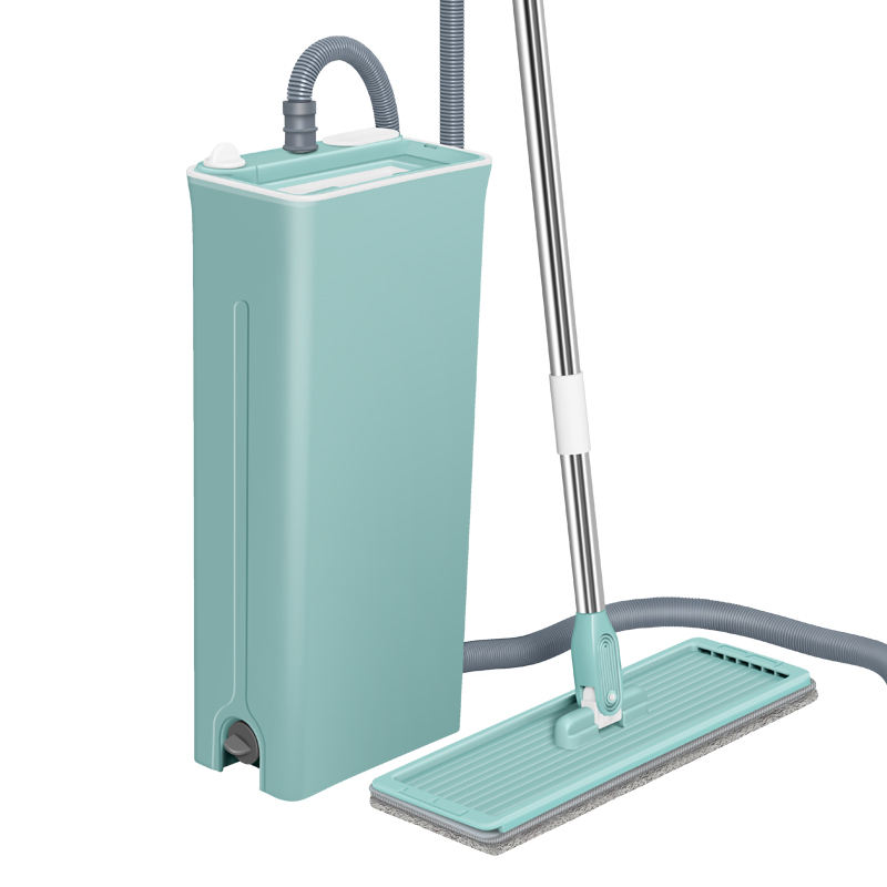 ORANGLES Steel Pole Microfiber Flat Floor Mop with Bucket | Wet & Dry Cleaning Mop Set for Bathroom, Kitchen & Home Use  - Main Product Image - professional product shot | Buy Steel Pole Microfiber Flat Floor Mop with Bucket | Wet & Dry Cleaning Mop Set for Bathroom, Kitchen & Home Use online USA | ORANGLES