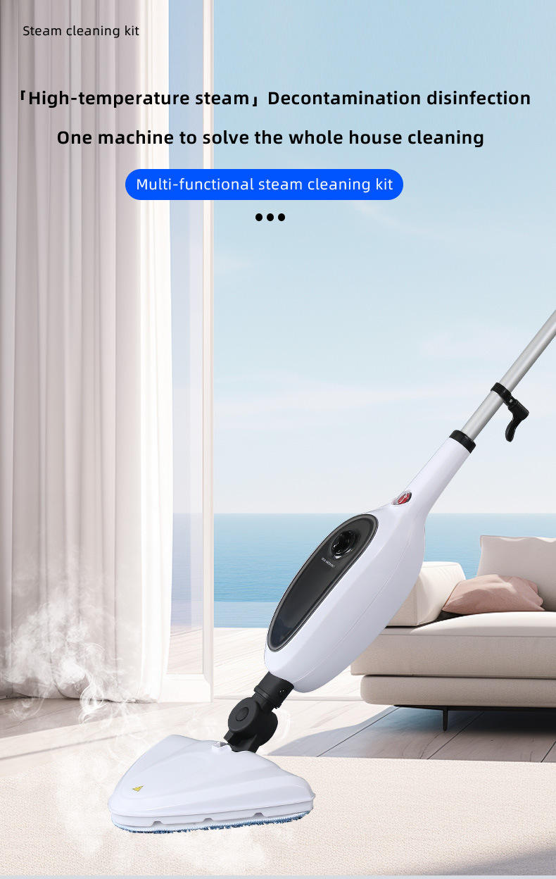 ORANGLES 10-in-1 Handheld Wireless Electric Steam Mop 1300W | Multi-Function Floor & Carpet Cleaner for Household Cleaning - detailed closeup view - Image 3 of 6 | great for travel | Texas | Free Shipping ORANGLES