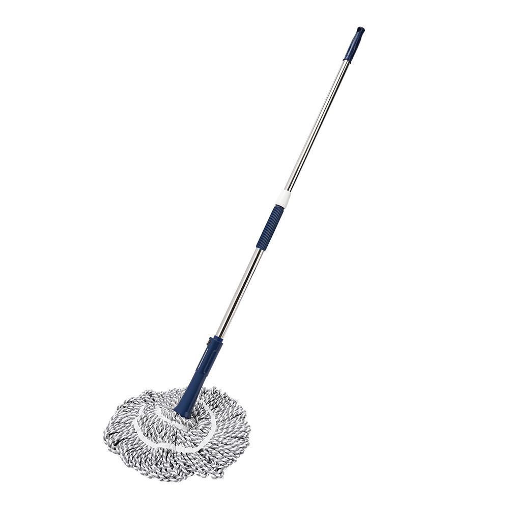 ORANGLES Cleanhome Microfiber Floor Mop Self-Wringing | Long Handle Twist Mop with Scouring Pad for Wet & Dry Hand-Free Cleaning - detailed closeup view - Image 3 of 5 | great for travel | Texas | Free Shipping ORANGLES