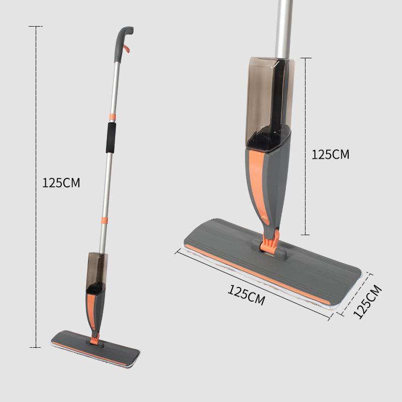ORANGLES HOLAMOPA Household Spray Mop with Reusable Pads | Ergonomic Handle Microfiber Floor Mop for Easy Daily Cleaning - angled perspective - Image 4 of 4 | excellent for daily use | New York | Free Shipping ORANGLES