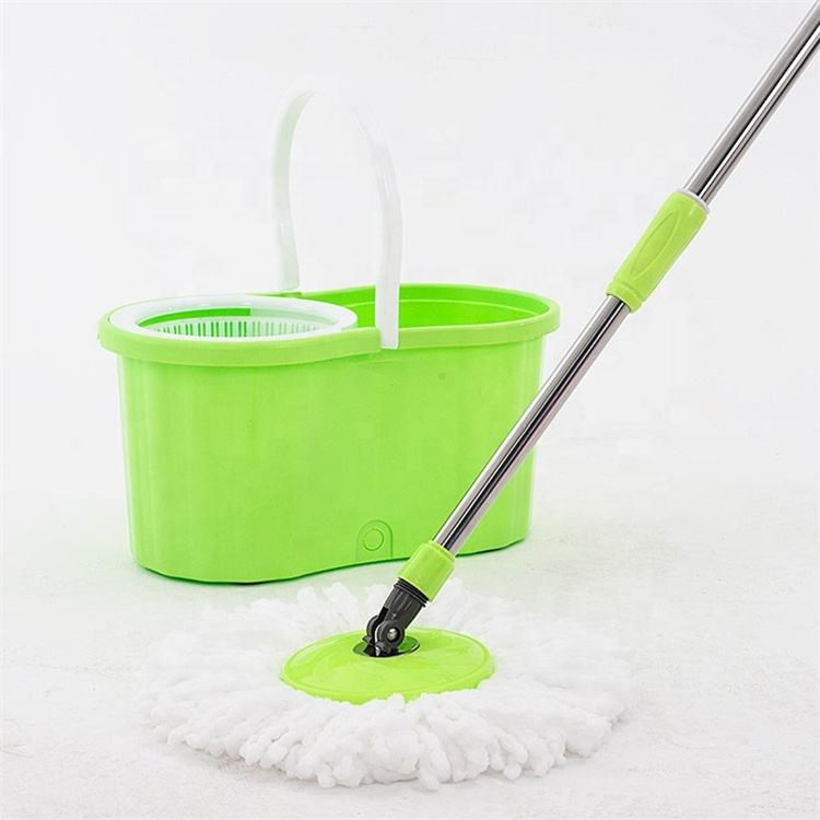 ORANGLES Magic 360 Spin Mop & Bucket Set | Stainless Steel Wringer, Big Wheels Easy Clean Cyclone Floor Mop for Home Cleaning - high resolution display - Image 2 of 5 | perfect for office | California | Free Shipping ORANGLES