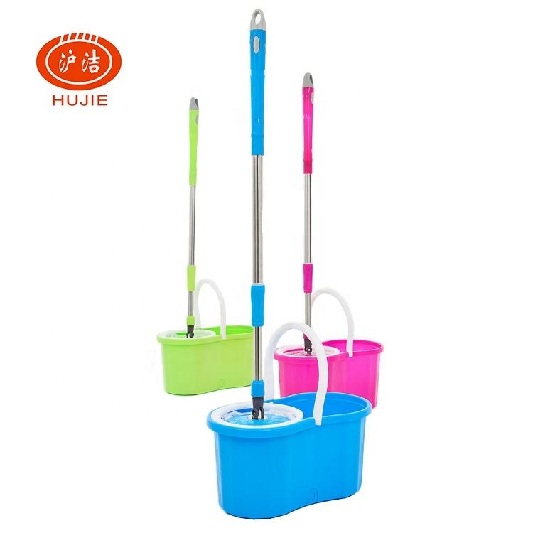 ORANGLES Magic 360 Spin Mop & Bucket Set | Stainless Steel Wringer, Big Wheels Easy Clean Cyclone Floor Mop for Home Cleaning - angled perspective - Image 4 of 5 | excellent for daily use | New York | Free Shipping ORANGLES