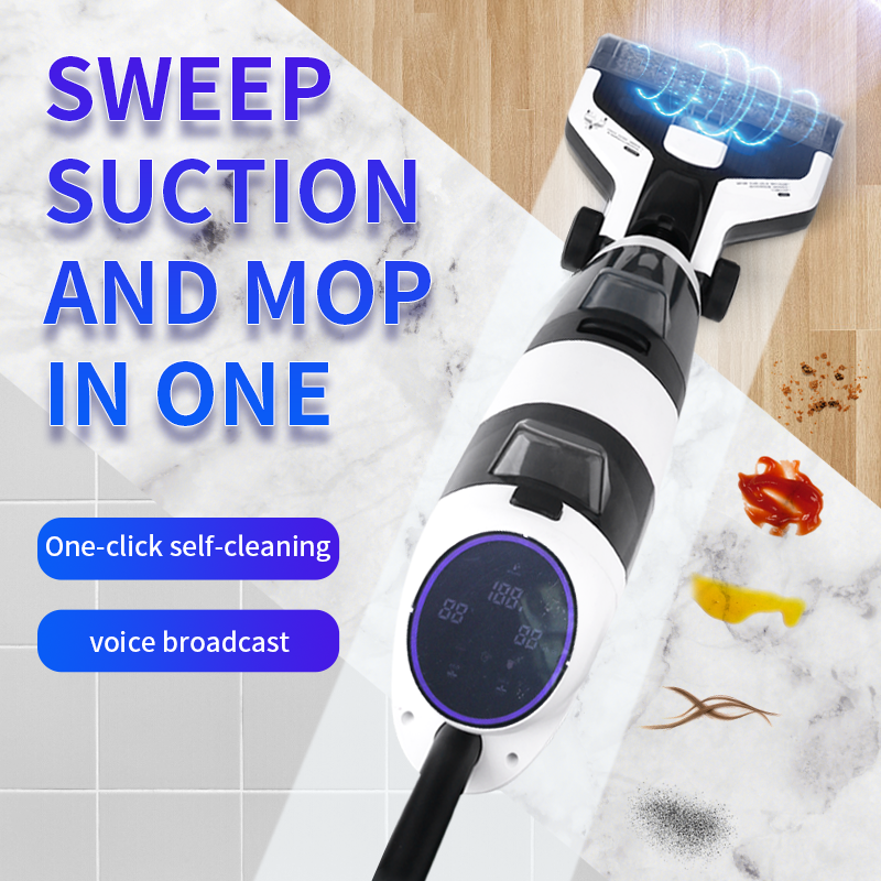 ORANGLES Smart Vacuum Mop K9 Upright Floor Washer | Wet & Dry Vacuum Cleaner with Self-Cleaning System for Home Floors - detailed closeup view - Image 3 of 5 | great for travel | Texas | Free Shipping ORANGLES