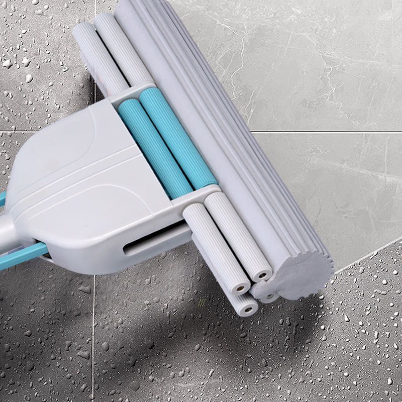 ORANGLES Hands-Free Flat Sponge Mop PVA Super Absorbent | Self-Wringing Floor Mop for Tile, Bathroom & Home Cleaning - elegant presentation - Image 6 of 6 | designed for enthusiasts | Illinois | Free Shipping ORANGLES