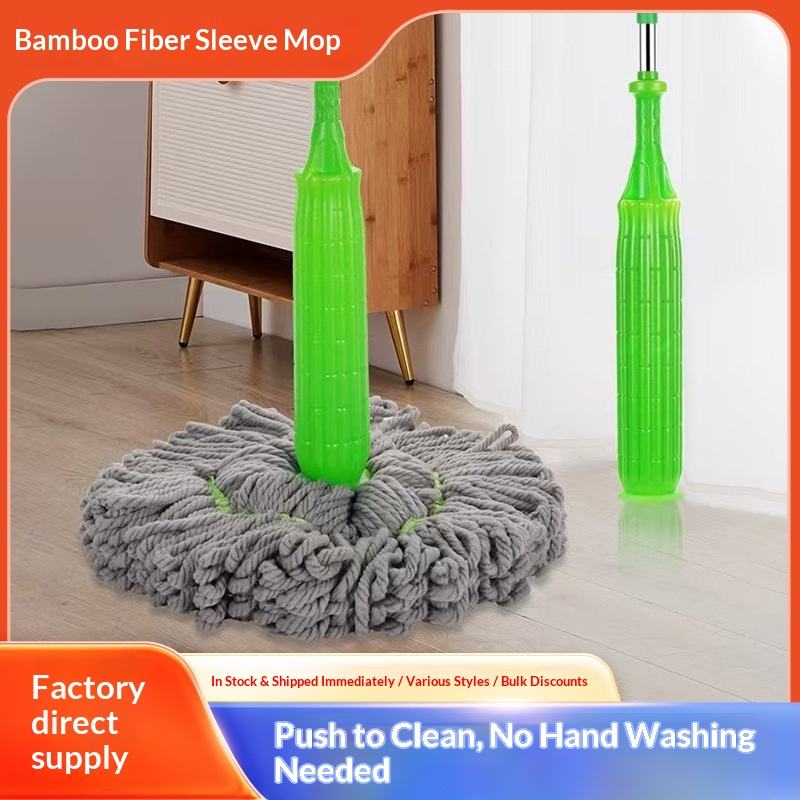 ORANGLES 2-in-1 Handheld Microfiber Floor Mop with Stainless Steel Rod | Wet & Dry Cleaning Mop with Magic Handle - high resolution display - Image 2 of 5 | perfect for office | California | Free Shipping ORANGLES