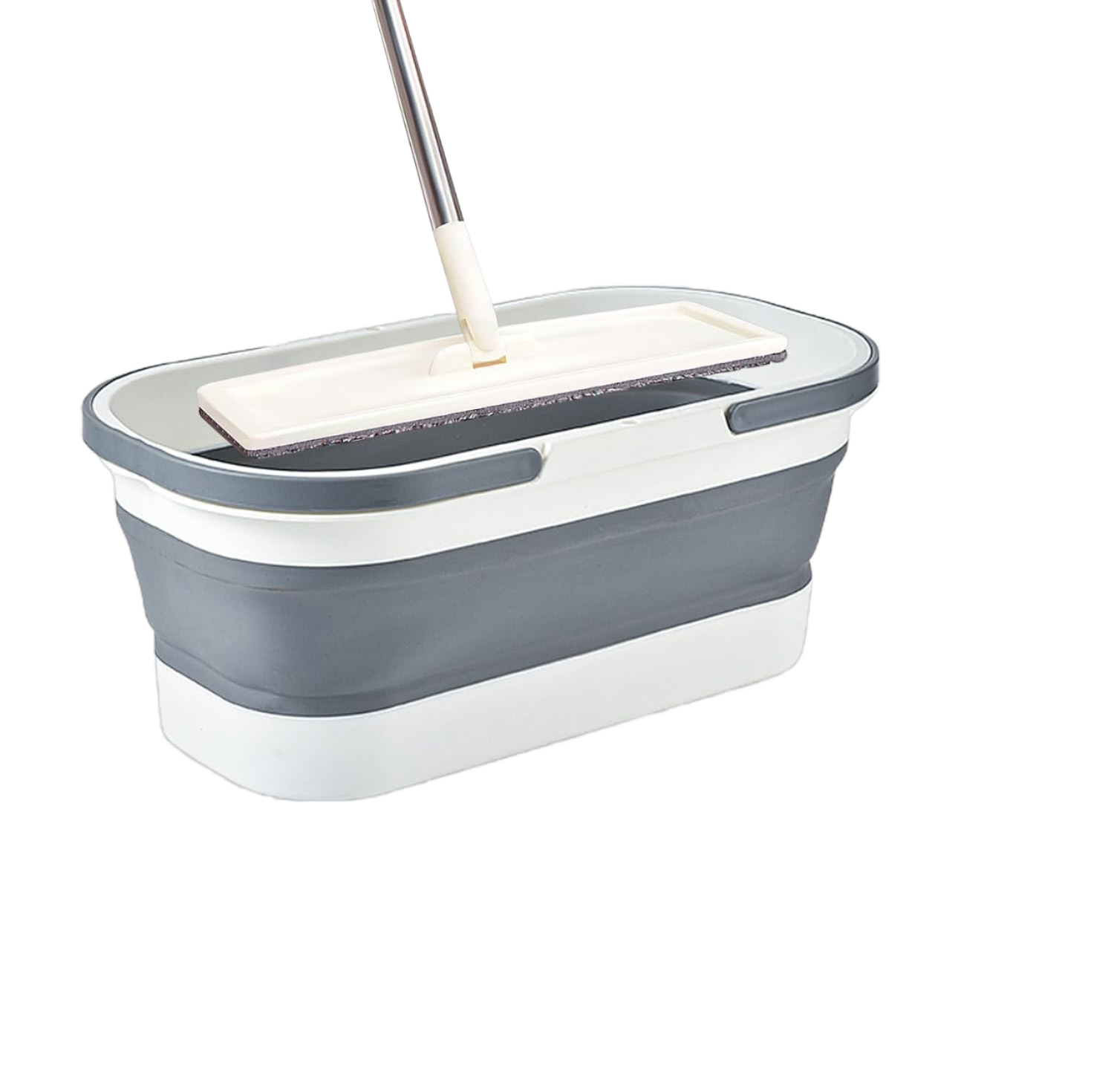 ORANGLES Factory Wholesale Foldable Flat Mop with Bucket on Wheels | Reusable Microfiber Floor Cleaning System OEM Supply  - Main Product Image - professional product shot | Buy Factory Wholesale Foldable Flat Mop with Bucket on Wheels | Reusable Microfiber Floor Cleaning System OEM Supply online USA | ORANGLES