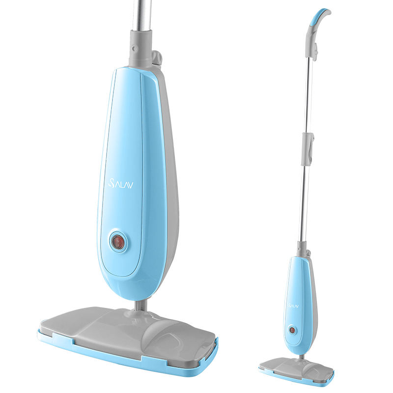 ORANGLES SALAV STM-501 Professional Steam Mop 1300W | Blue & Gray Floor Cleaner with 2 Steam Pads for Deep Household Cleaning  - Main Product Image - professional product shot | Buy SALAV STM-501 Professional Steam Mop 1300W | Blue & Gray Floor Cleaner with 2 Steam Pads for Deep Household Cleaning online USA | ORANGLES