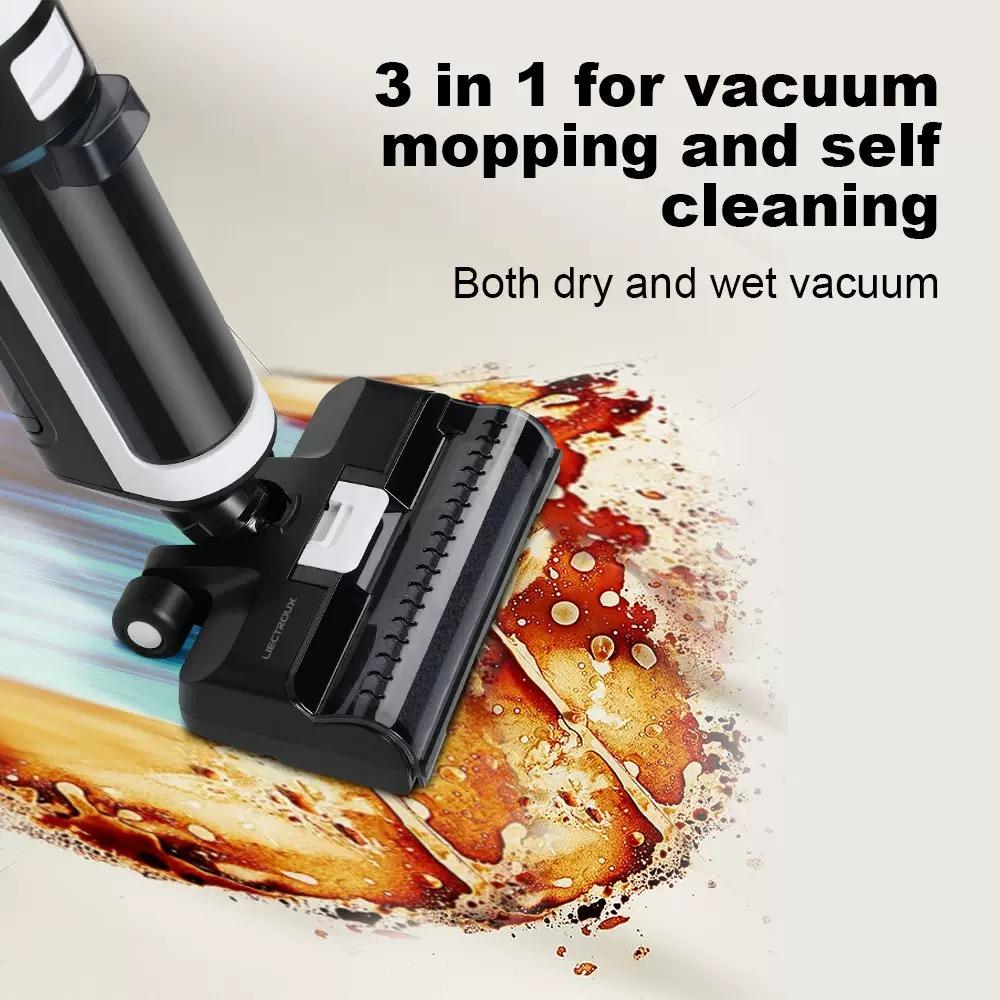 ORANGLES OEM ODM Multi-Function Floor Cleaner 150W | Self-Cleaning Wet & Dry Mop with Large Tank, Low Noise Carpet & Floor Machine - detailed closeup view - Image 3 of 6 | great for travel | Texas | Free Shipping ORANGLES