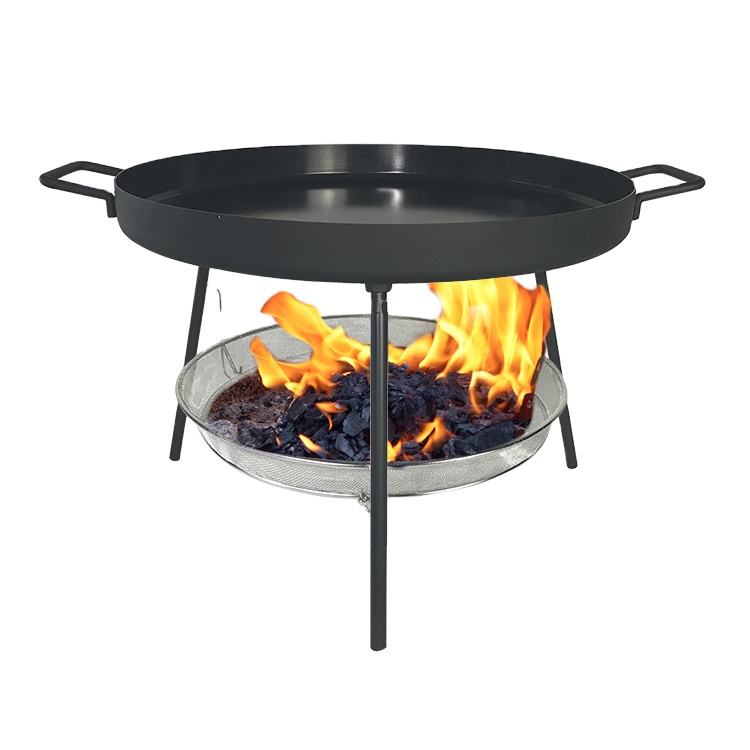 ORANGLES Top Quality Stainless Steel Non-Stick Wok 400/500/600mm | Large Frying Pan Paella Set for Outdoor Campfire BBQ Party  - Main Product Image - professional product shot | Buy Top Quality Stainless Steel Non-Stick Wok 400/500/600mm | Large Frying Pan Paella Set for Outdoor Campfire BBQ Party online USA | ORANGLES