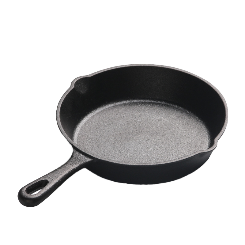 ORANGLES Manufacturer Direct Cast Iron Skillet | Eco-Friendly Round Multi-Functional Frying Pan for Gas & Induction Stoves Wholesale Cookware - full product showcase - Image 5 of 5 | suitable for professionals | Florida | Free Shipping ORANGLES