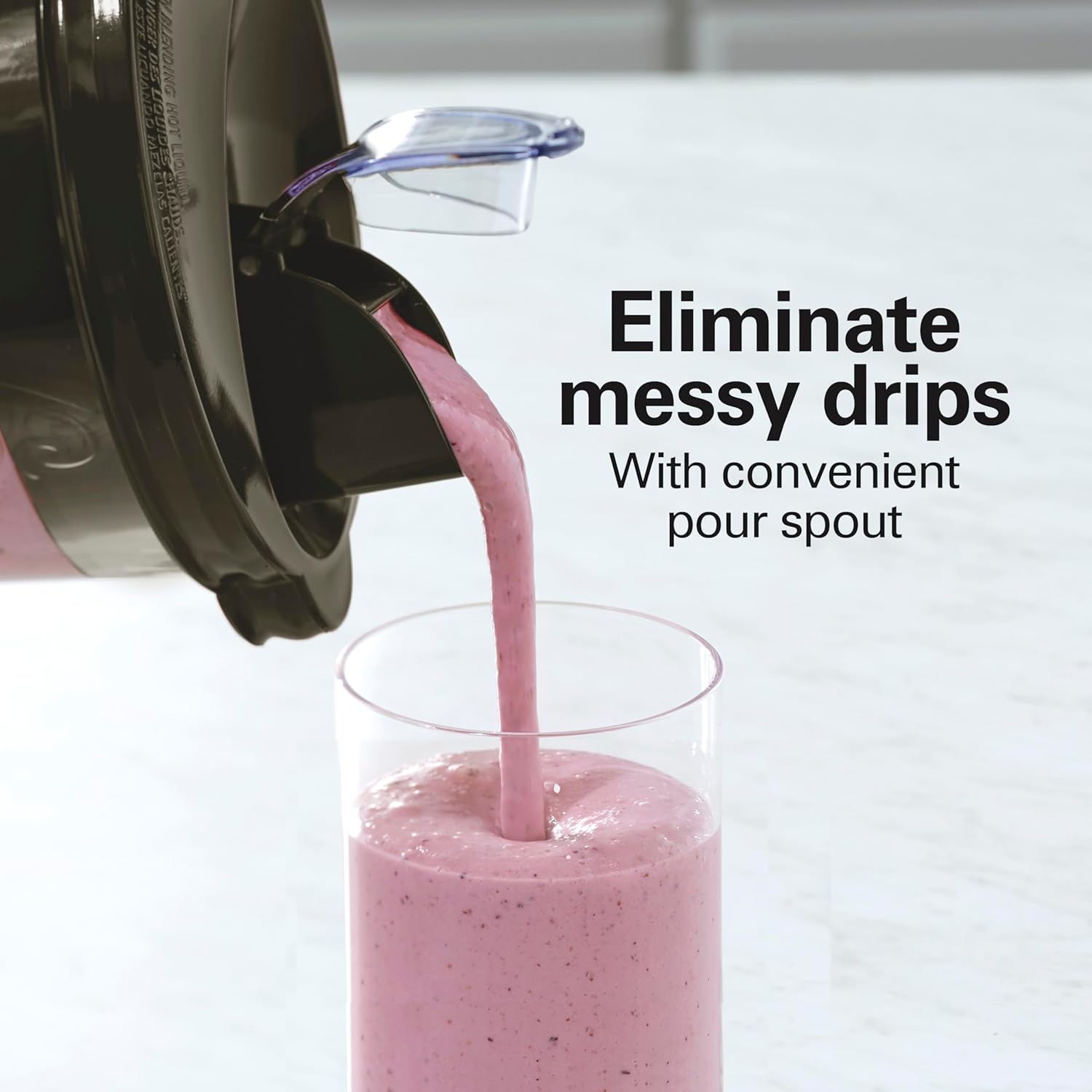 ORANGLES Hamilton Beach Power Elite Wave Action Blender 58148A | 700W Smoothie Blender with 40oz Glass Jar & 12 Functions - detailed closeup view - Image 3 of 5 | great for travel | Texas | Free Shipping ORANGLES