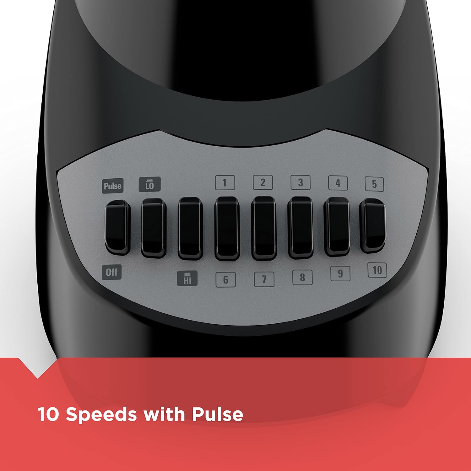 ORANGLES BLACK+DECKER Crush Master Blender BL2010BP | 10-Speed Smoothie Blender with Stainless Steel Blades - full product showcase - Image 5 of 5 | suitable for professionals | Florida | Free Shipping ORANGLES