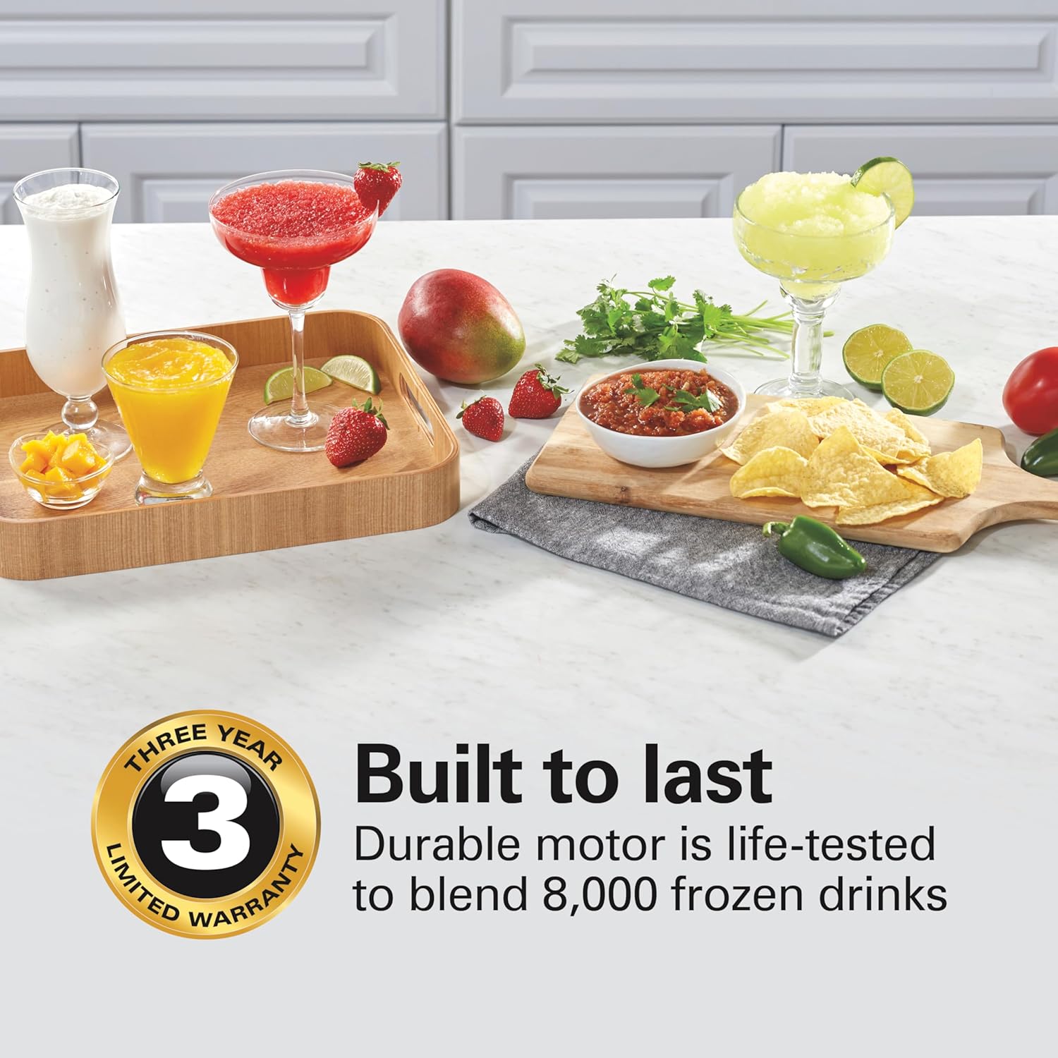ORANGLES Hamilton Beach Wave Crusher Blender 54221 | 700W Smoothie Blender with 40oz Glass Jar, 14 Functions & Ice Sabre Blades - high resolution display - Image 2 of 4 | perfect for office | California | Free Shipping ORANGLES