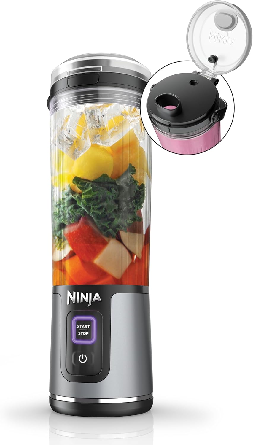 ORANGLES BC151BK Blast Portable Blender 18oz | Cordless USB-C Rechargeable Personal Smoothie Maker with Leakproof Lid  - Main Product Image - professional product shot | Buy BC151BK Blast Portable Blender 18oz | Cordless USB-C Rechargeable Personal Smoothie Maker with Leakproof Lid online USA | ORANGLES