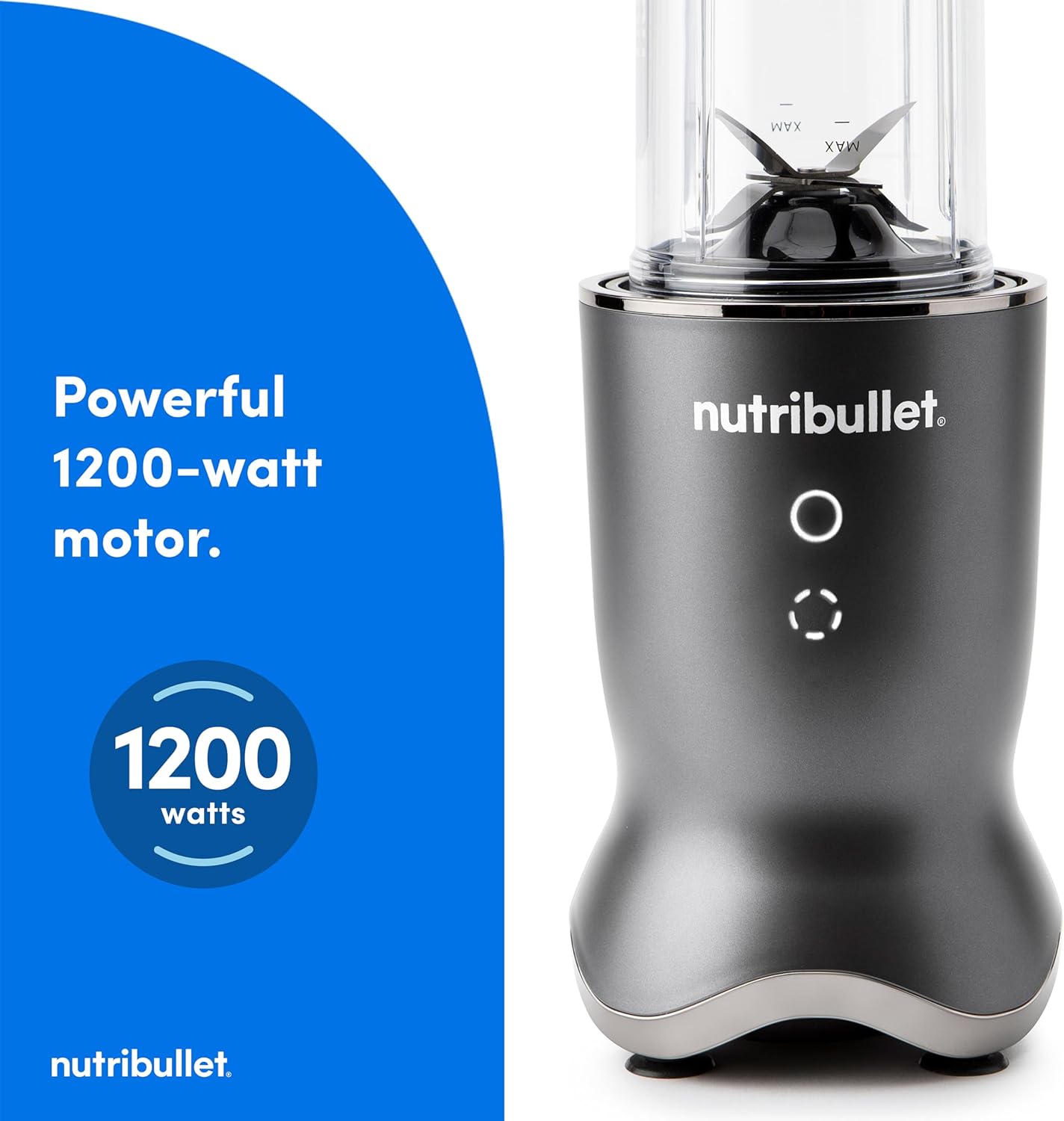 ORANGLES Ultra Personal Blender NB50500 32oz | Compact Smoothie & Shake Blender for Everyday Kitchen Use (Gray) - high resolution display - Image 2 of 4 | perfect for office | California | Free Shipping ORANGLES
